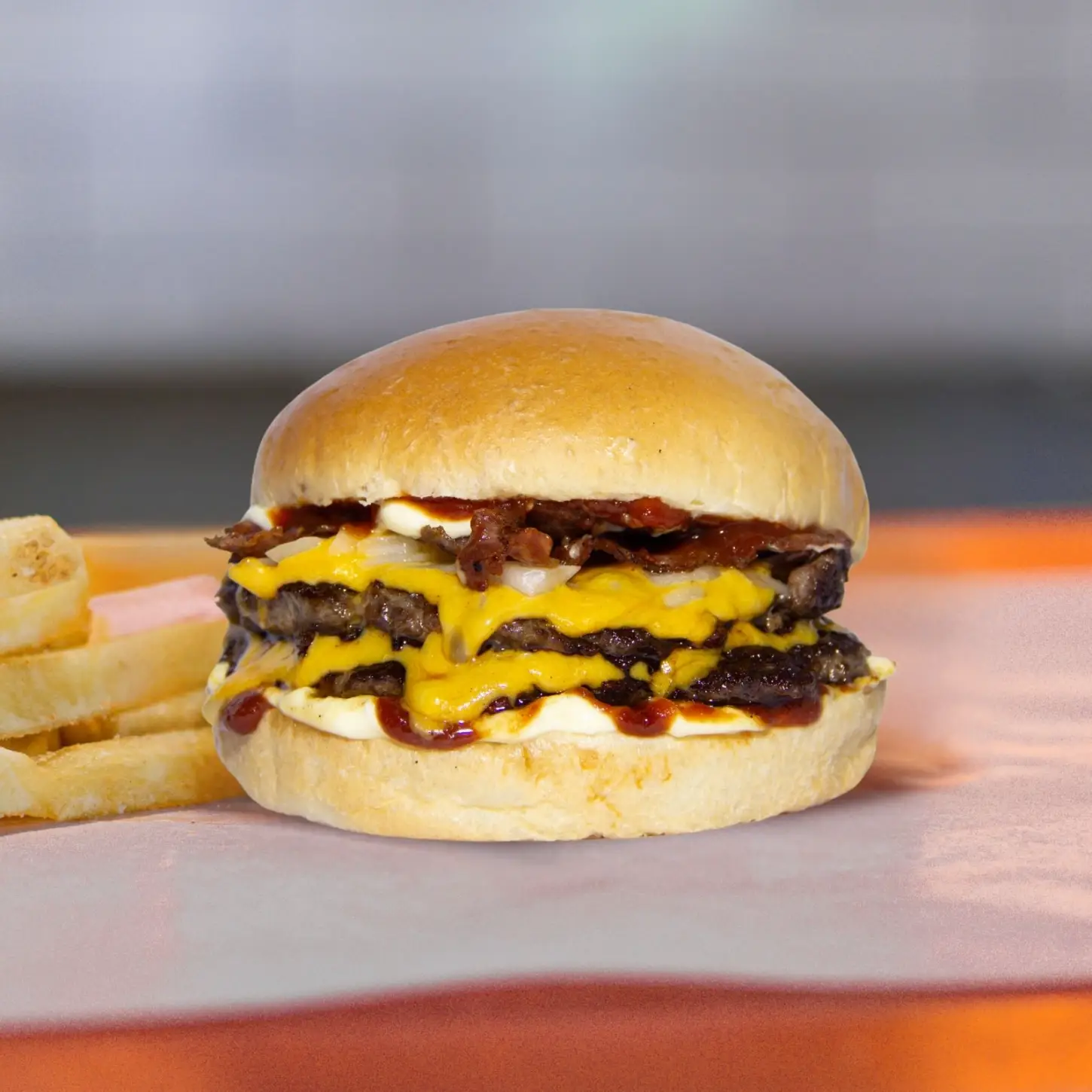 Cheddark Burger CON PAPAS