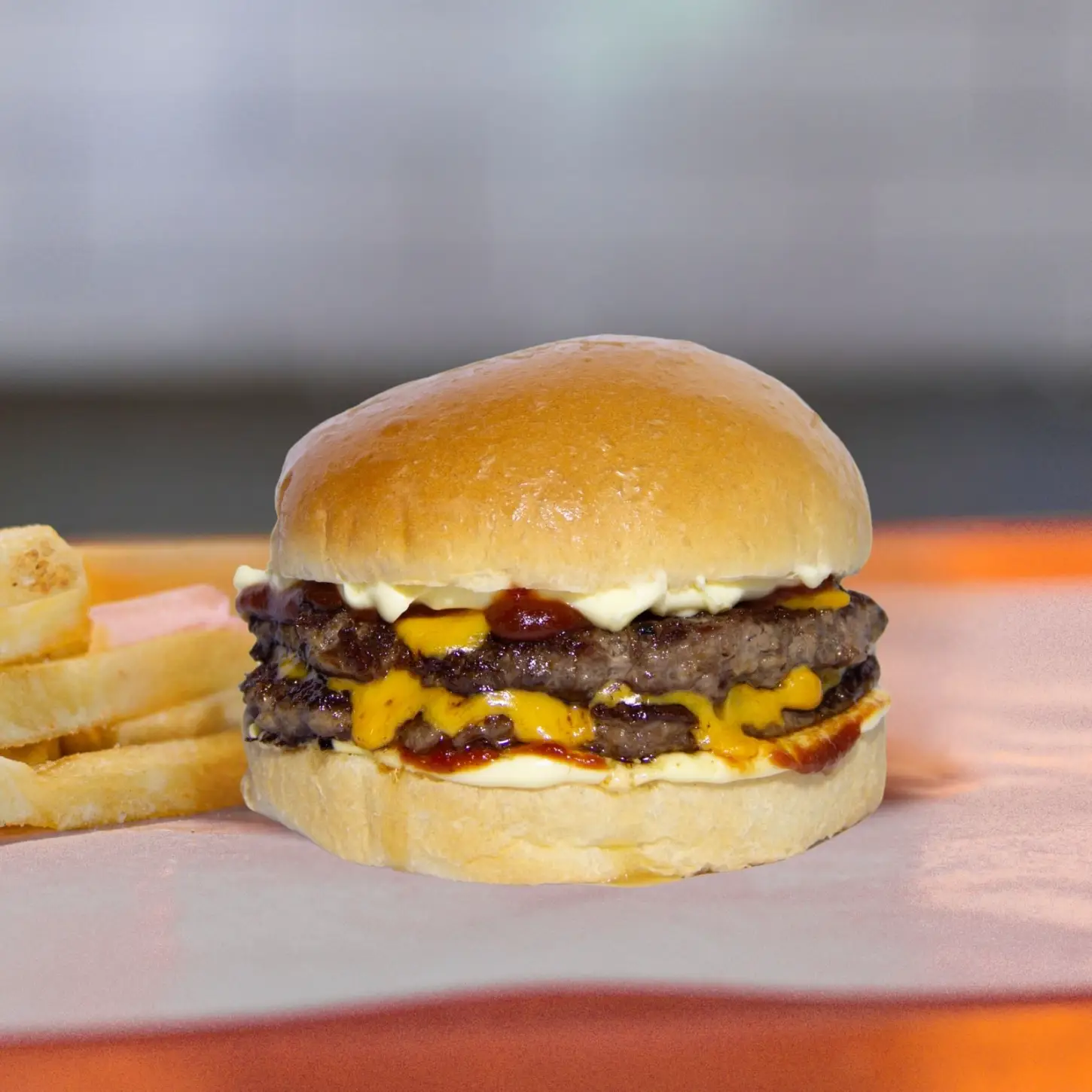 Chis burger CON PAPAS
